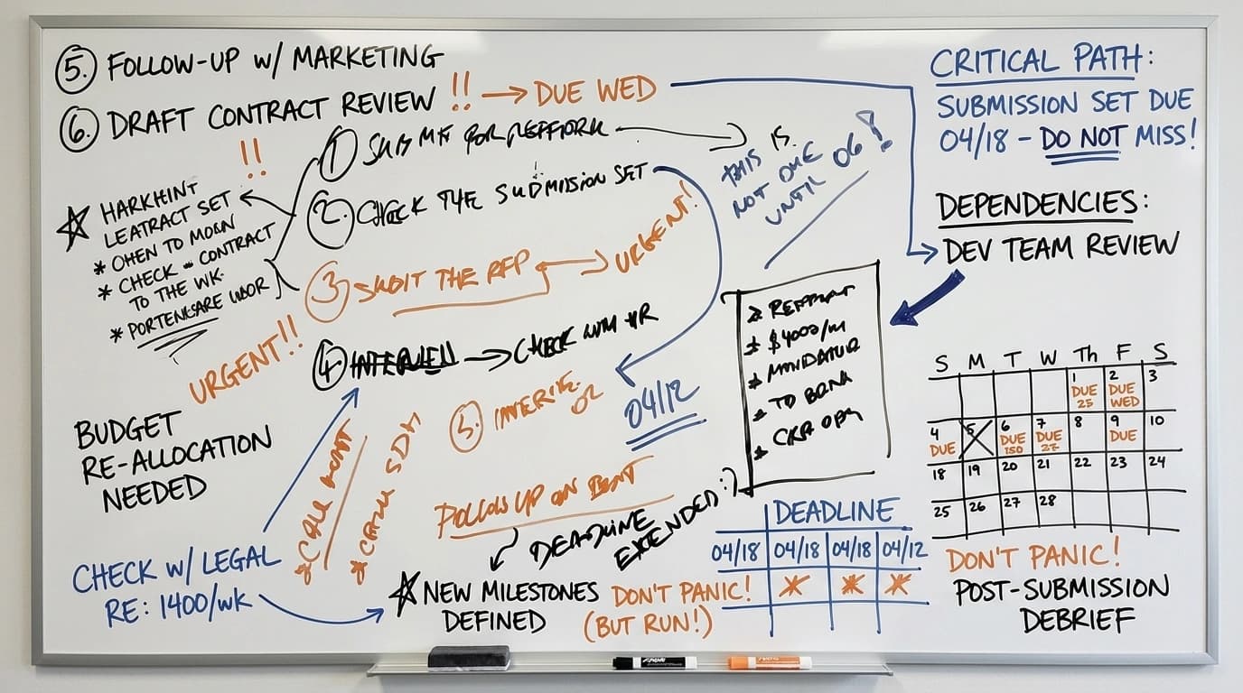 The not-so-white board